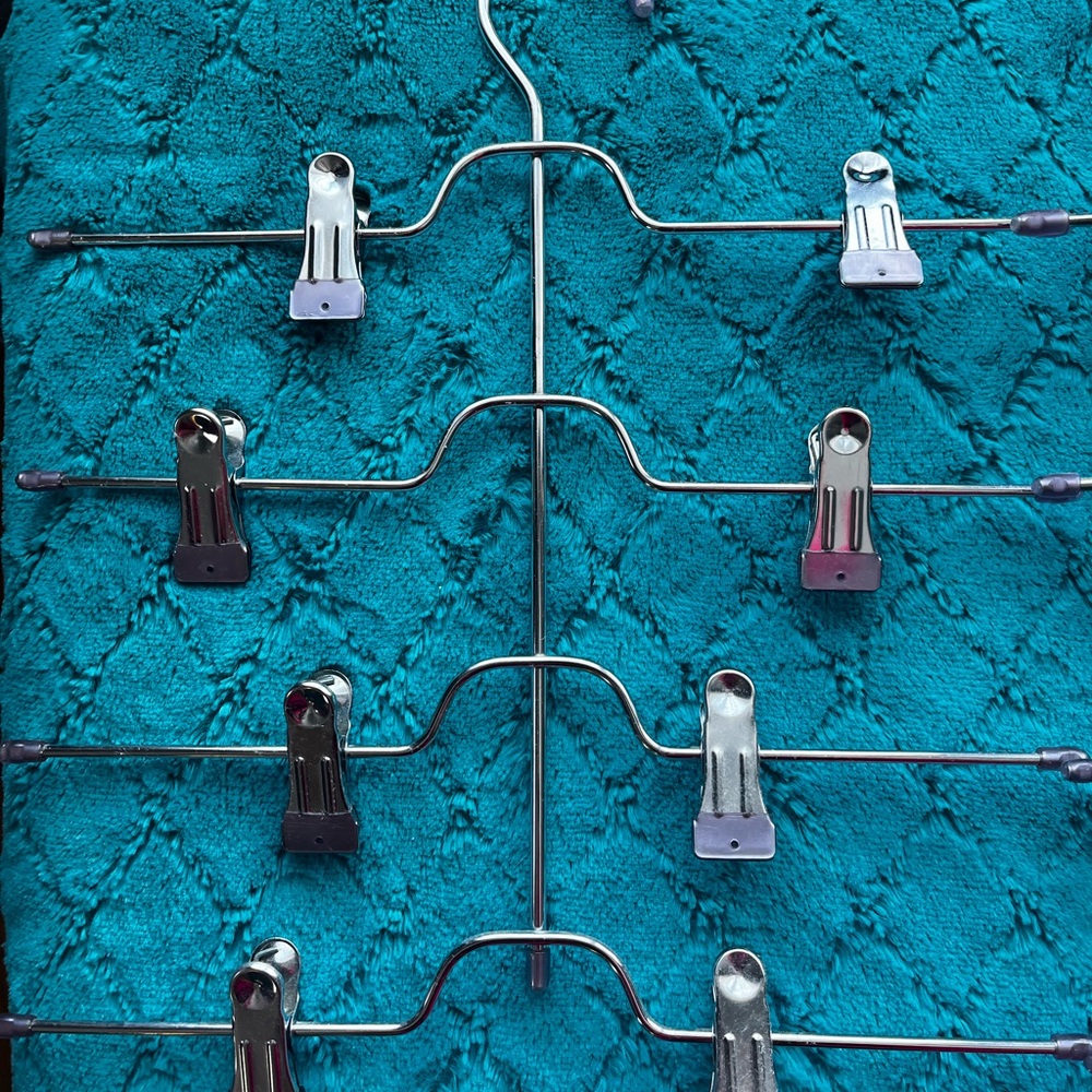 3 Metal Multi-Tier Pants Hangers